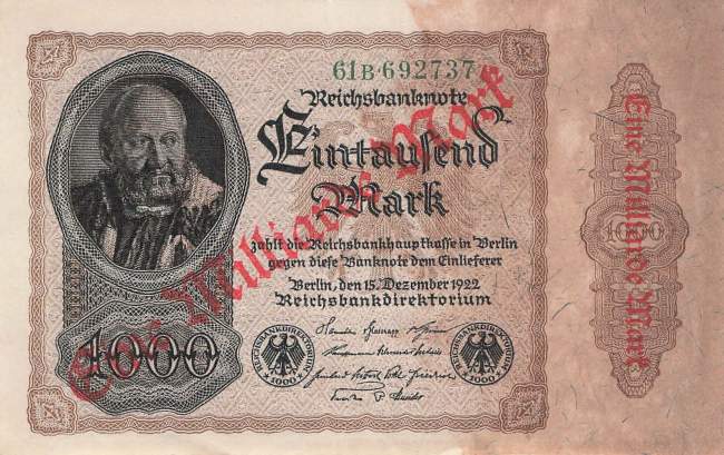 1 Milliarde Mark ro.110bb B BZ.2